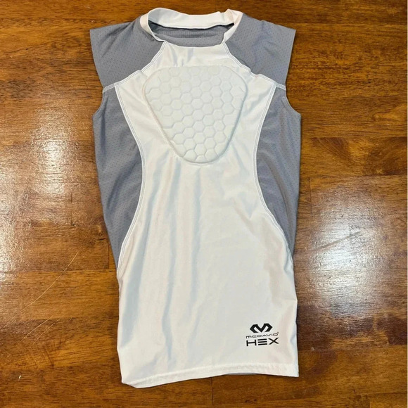 McDavid Hex Other - McDavid Youth Hex sternum padded tank white gray size XS